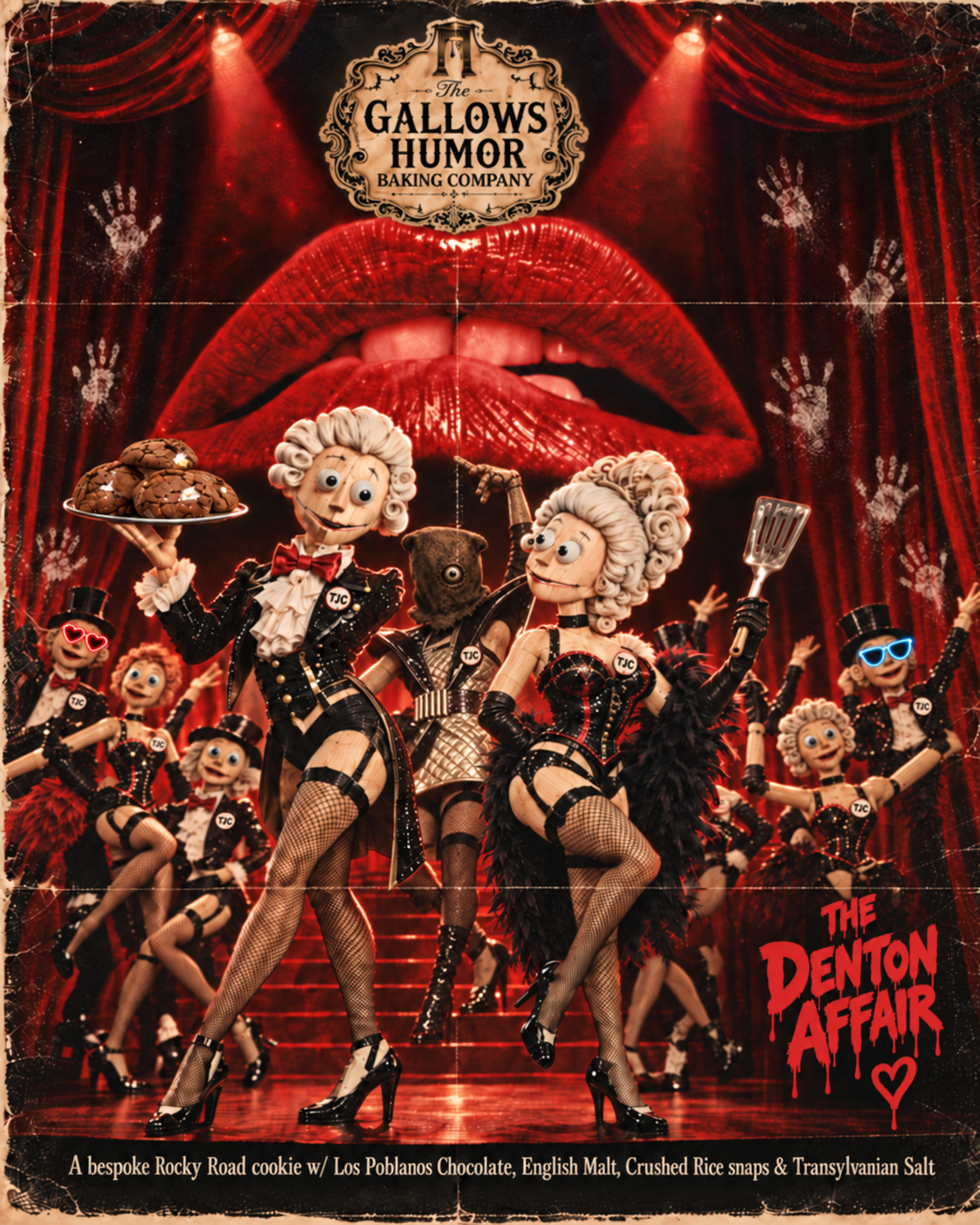 The Denton Affair Rocky Horror tribute poster