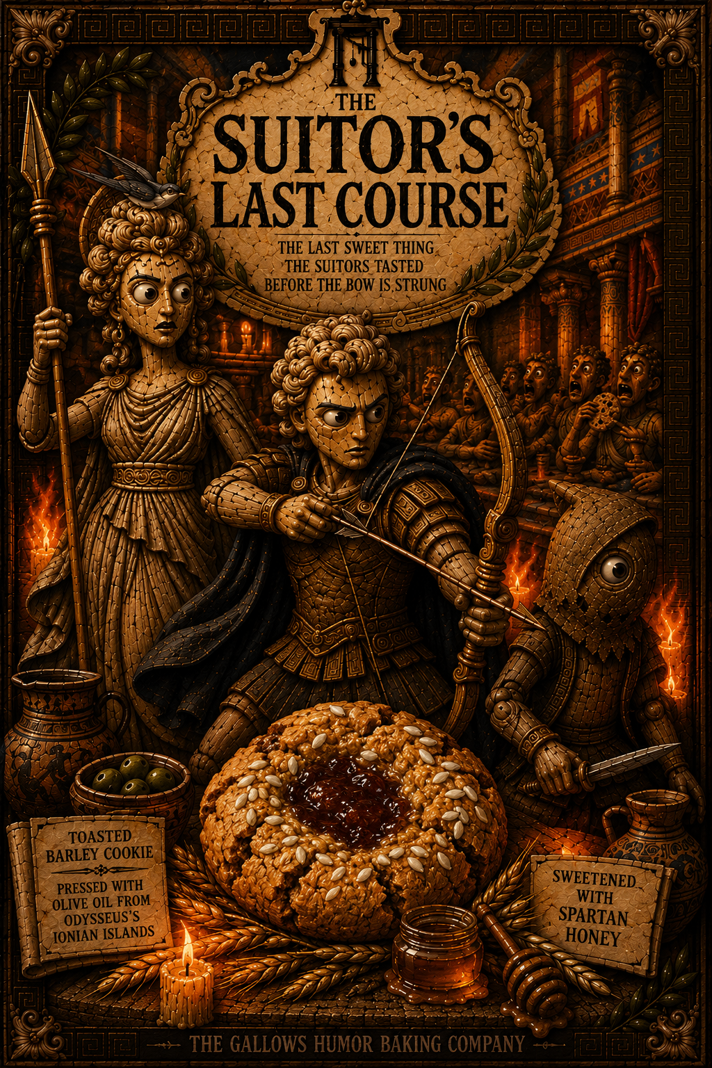 The Suitor's Last Course — Toasted barley cookie poster